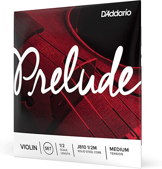 D'Addario Prelude Violin String 1/2 Scale Medium